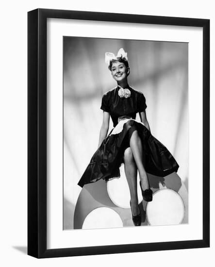 Laughter in Paradise, Audrey Hepburn, 1951-null-Framed Photo