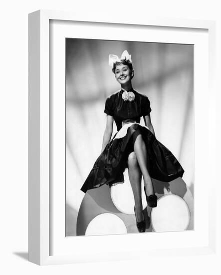 Laughter in Paradise, Audrey Hepburn, 1951-null-Framed Photo