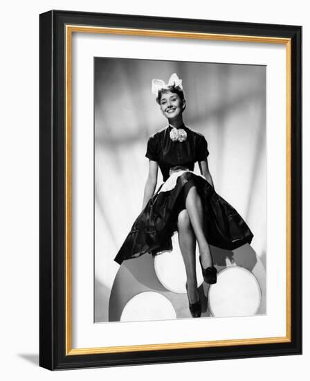 Laughter in Paradise, Audrey Hepburn, 1951-null-Framed Photo