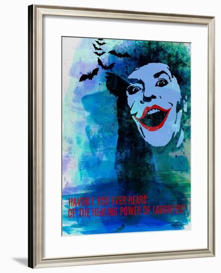 Laughter Watercolor-Anna Malkin-Framed Art Print