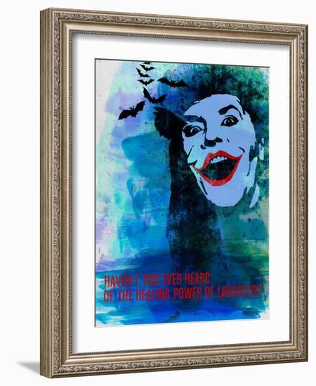 Laughter Watercolor-Anna Malkin-Framed Art Print