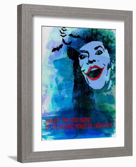 Laughter Watercolor-Anna Malkin-Framed Art Print