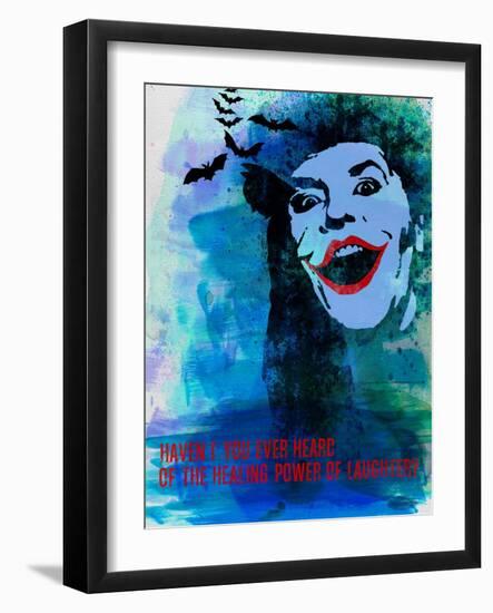 Laughter Watercolor-Anna Malkin-Framed Art Print