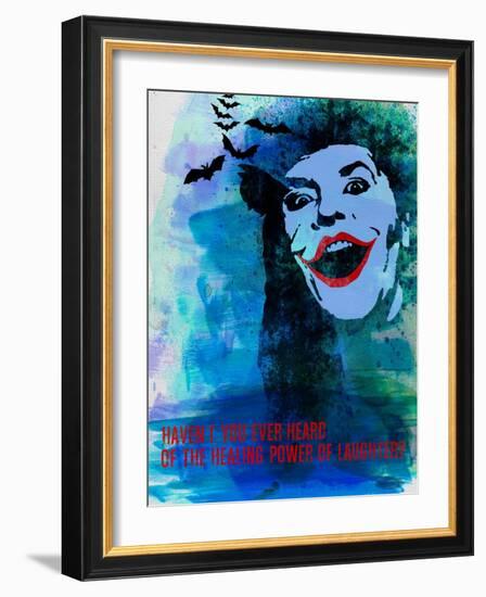 Laughter Watercolor-Anna Malkin-Framed Art Print