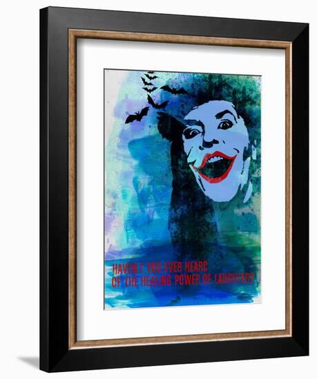 Laughter Watercolor-Anna Malkin-Framed Art Print