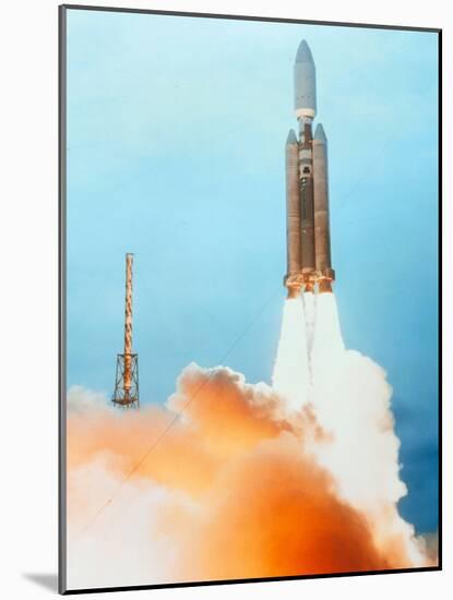 Launch of a Titan IV Rocket-Lockheed Martin-Mounted Photographic Print