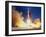 Launch of Apollo 11 Spacecraft En Route To Moon-null-Framed Photographic Print