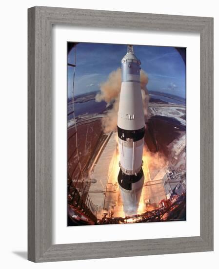 Launch of Apollo 11-Ralph Morse-Framed Photographic Print