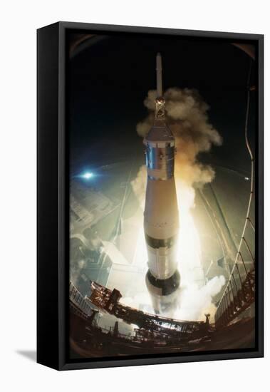 Launch of Apollo 17-null-Framed Premier Image Canvas