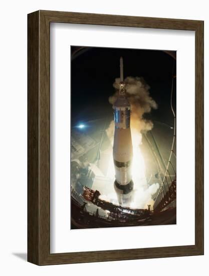 Launch of Apollo 17-null-Framed Photographic Print