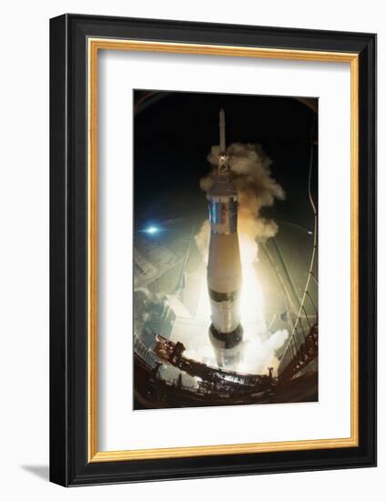 Launch of Apollo 17-null-Framed Photographic Print
