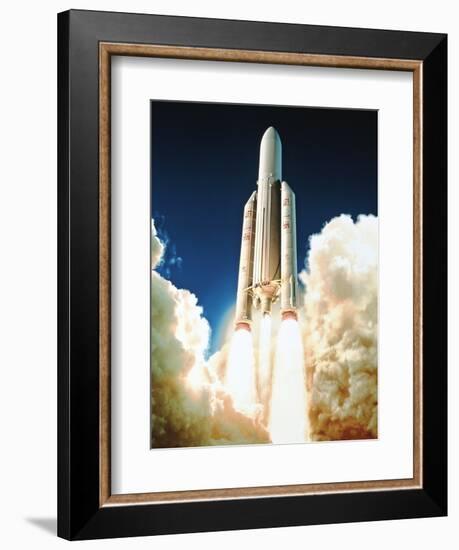 Launch of Ariane 5-David Ducros-Framed Premium Photographic Print