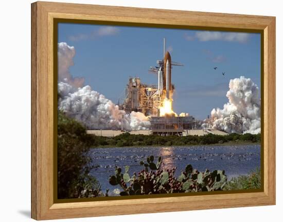 Launch of Atlantis, the 66th Space Shuttle Mission-null-Framed Stretched Canvas