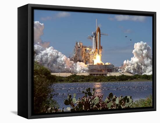 Launch of Atlantis, the 66th Space Shuttle Mission-null-Framed Stretched Canvas