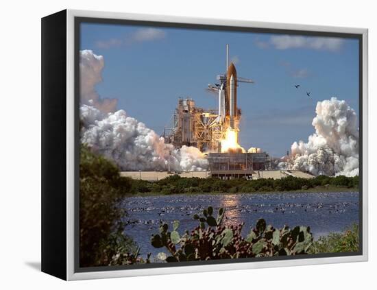 Launch of Atlantis, the 66th Space Shuttle Mission-null-Framed Stretched Canvas