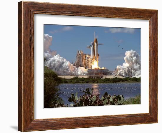Launch of Atlantis, the 66th Space Shuttle Mission-null-Framed Photo