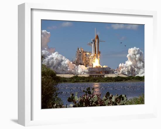 Launch of Atlantis, the 66th Space Shuttle Mission-null-Framed Photo