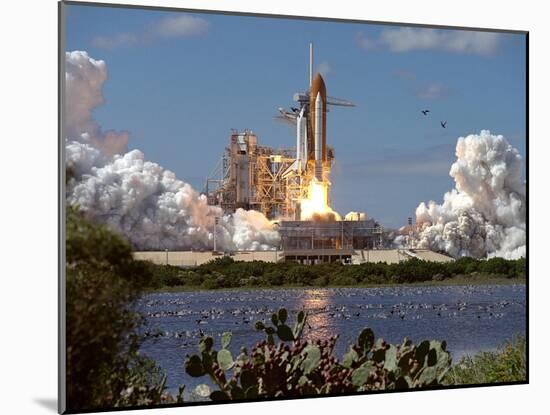 Launch of Atlantis, the 66th Space Shuttle Mission-null-Mounted Photo