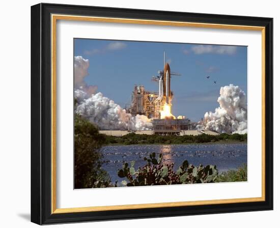 Launch of Atlantis, the 66th Space Shuttle Mission-null-Framed Photo