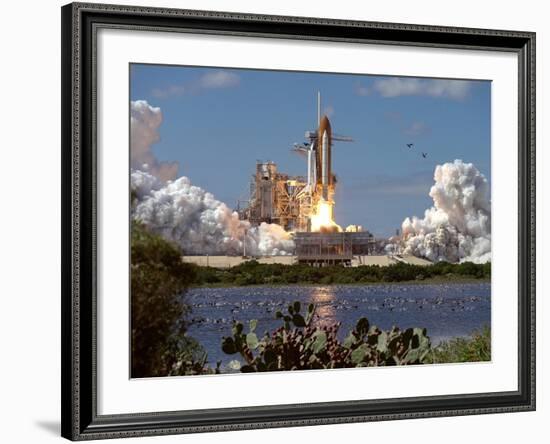 Launch of Atlantis, the 66th Space Shuttle Mission-null-Framed Photo