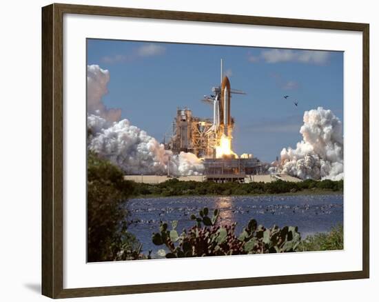 Launch of Atlantis, the 66th Space Shuttle Mission-null-Framed Photo