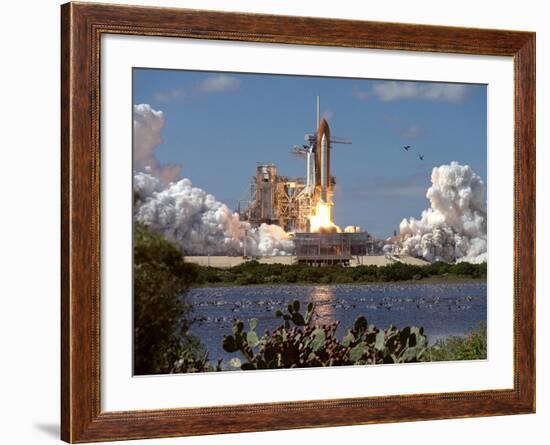 Launch of Atlantis, the 66th Space Shuttle Mission-null-Framed Photo