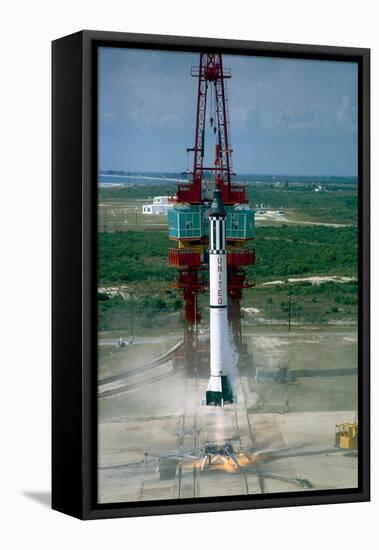 Launch of Freedom 7 by NASA on May 5 1961-null-Framed Premier Image Canvas