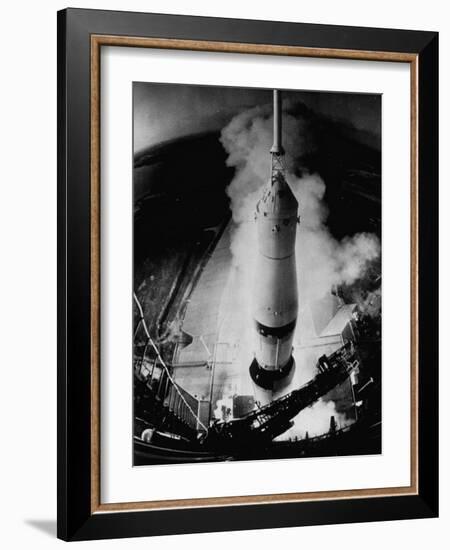 Launch of Saturn 5 Rocket at Cape Kennedy-Ralph Morse-Framed Photographic Print