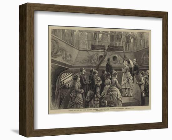 Launch of the New Twin Channel Steamer Castalia-George Goodwin Kilburne-Framed Giclee Print