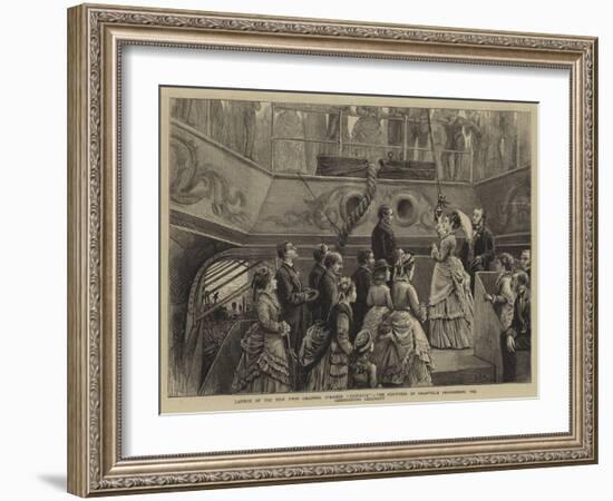 Launch of the New Twin Channel Steamer Castalia-George Goodwin Kilburne-Framed Giclee Print