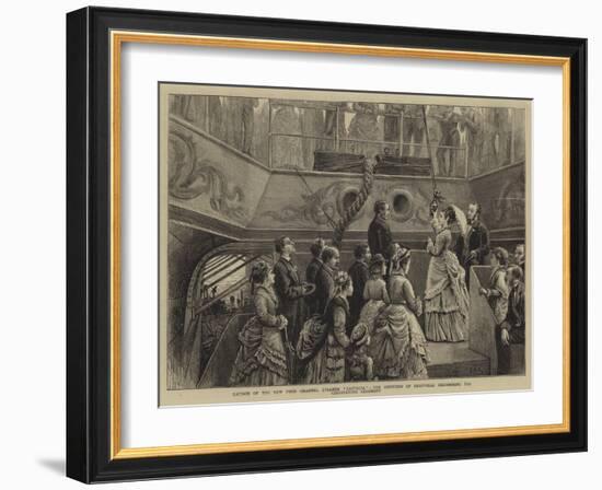 Launch of the New Twin Channel Steamer Castalia-George Goodwin Kilburne-Framed Giclee Print