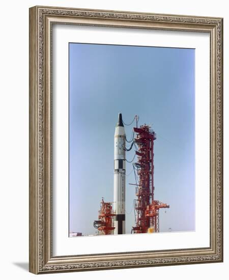 Launch View of the Gemini-Titan 3 Mission, Cape Canaveral, Florida-Stocktrek Images-Framed Photographic Print