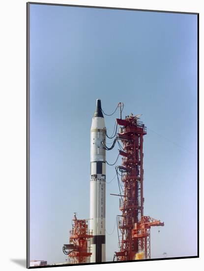 Launch View of the Gemini-Titan 3 Mission, Cape Canaveral, Florida-Stocktrek Images-Mounted Photographic Print