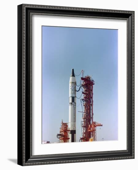 Launch View of the Gemini-Titan 3 Mission, Cape Canaveral, Florida-Stocktrek Images-Framed Photographic Print