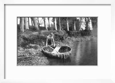 Launching A Coracle On The River Boyne County Meath Ireland 1924 1926 Giclee Print Wa Green Art Com Launching A Coracle On The River Boyne County Meath Ireland 1924 1926 Giclee Print Wa Green Art Com