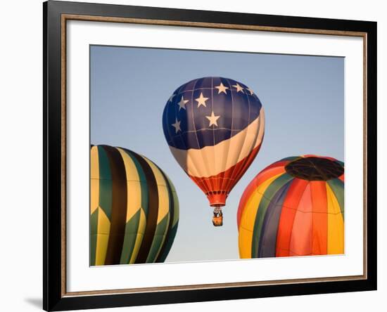 Launching Hot Air Balloons, The Great Prosser Balloon Rally, Prosser, Washington, USA-Jamie & Judy Wild-Framed Photographic Print