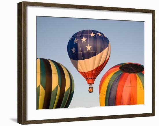 Launching Hot Air Balloons, The Great Prosser Balloon Rally, Prosser, Washington, USA-Jamie & Judy Wild-Framed Photographic Print