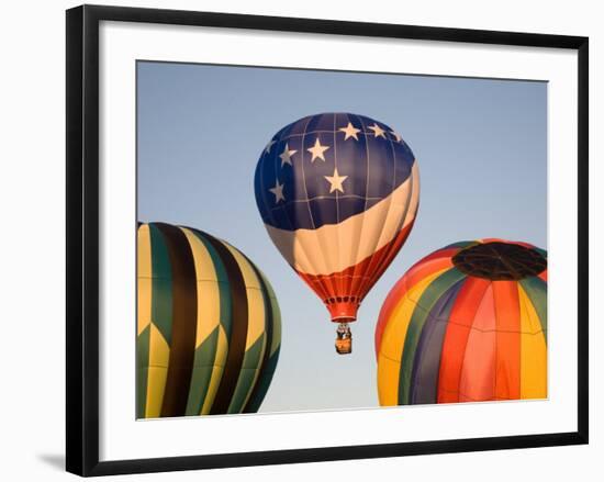 Launching Hot Air Balloons, The Great Prosser Balloon Rally, Prosser, Washington, USA-Jamie & Judy Wild-Framed Photographic Print