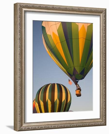 Launching Hot Air Balloons, The Great Prosser Balloon Rally, Prosser, Washington, USA-Jamie & Judy Wild-Framed Photographic Print