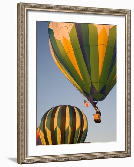 Launching Hot Air Balloons, The Great Prosser Balloon Rally, Prosser, Washington, USA-Jamie & Judy Wild-Framed Photographic Print