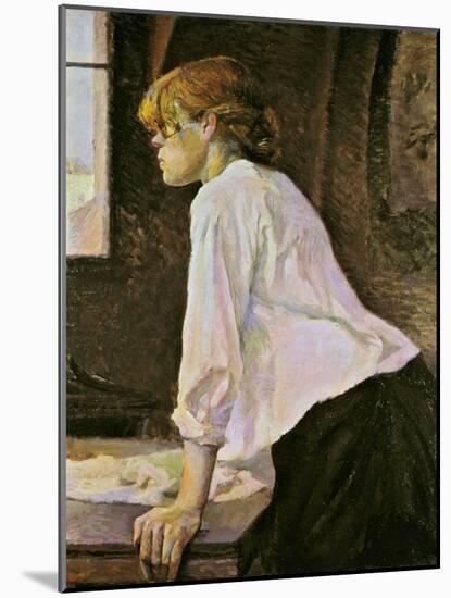 Laundress-Henri de Toulouse-Lautrec-Mounted Art Print