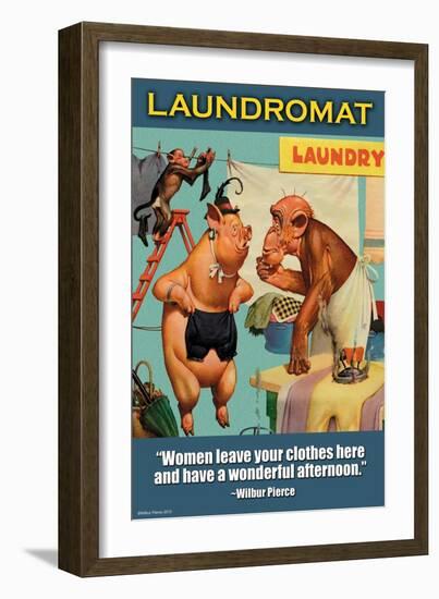 Laundromat-Wilbur Pierce-Framed Art Print