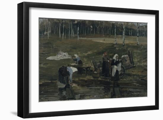 Laundry, 1876-Gerhard Peter Frantz Vilhelm Munthe-Framed Giclee Print