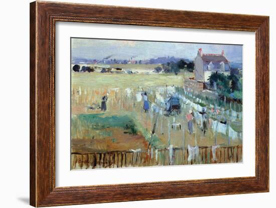 Laundry Day-Berthe Morisot-Framed Art Print