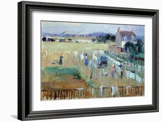 Laundry Day-Berthe Morisot-Framed Art Print