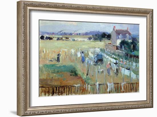 Laundry Day-Berthe Morisot-Framed Art Print