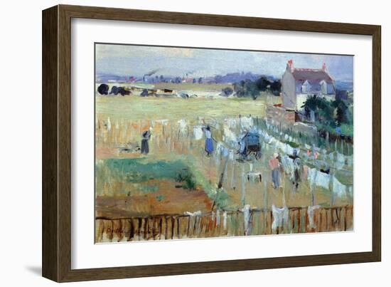Laundry Day-Berthe Morisot-Framed Art Print