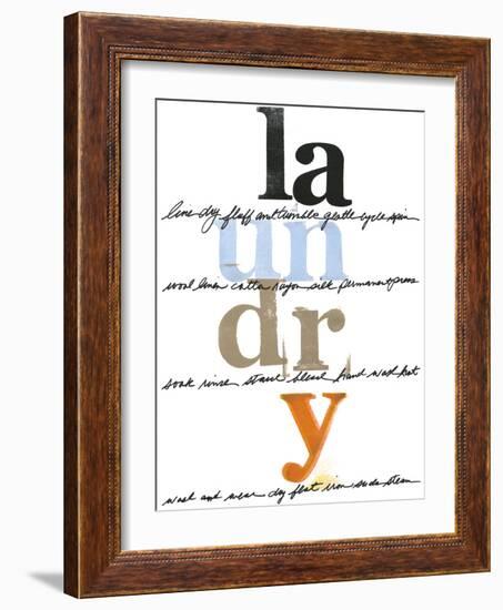 Laundry Lines I-Deborah Velasquez-Framed Art Print