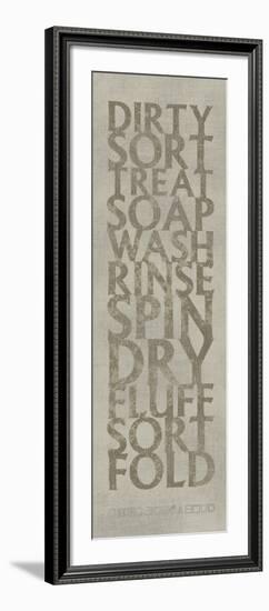 Laundry List-Kristin Emery-Framed Art Print