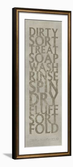 Laundry List-Kristin Emery-Framed Art Print